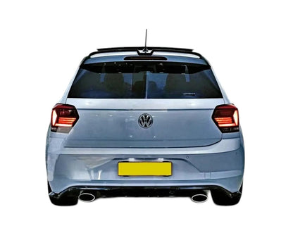 🔥ART.8820 SPOILER NERO LUCIDO POSTERIORE VW POLO MK6 AW GTI R STILE OETTINGER🔥