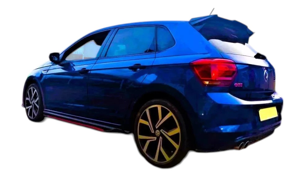 🔥ART.8824 SPOILER TETTO FIBRA DI CARBONIO POSTERIORE VW POLO MK6 AW GTI R🔥