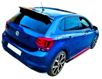 🔥ART.8824 SPOILER TETTO FIBRA DI CARBONIO POSTERIORE VW POLO MK6 AW GTI R🔥