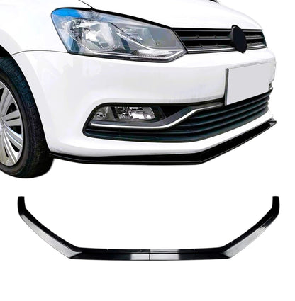 🔥ART.8828 SPLITTER PER VW Polo MK5 6R 6C GTI R CORPO SDOPPIATORE NERO 09-17🔥