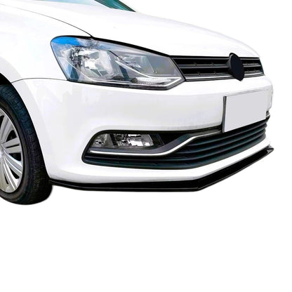 🔥ART.8828 SPLITTER PER VW Polo MK5 6R 6C GTI R CORPO SDOPPIATORE NERO 09-17🔥
