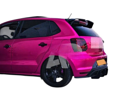 🔥ART.8829 SPOILER TETTO NERO LUCIDO POSTERIORE PER VW POLO MK5 6R 6C GTI R🔥