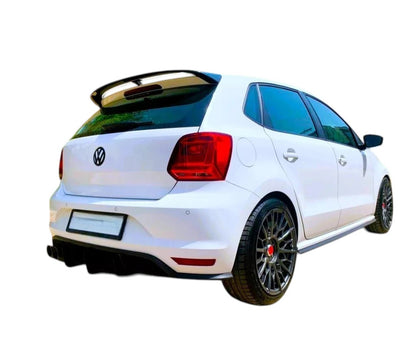 🔥ART.8831 SPOILER NERO LUCIDO POSTERIORE VW POLO MK5 6R 6C GTI R WRC STYLE🔥