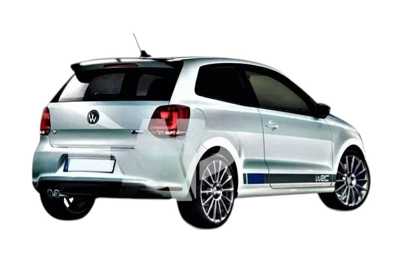 🔥ART.8831 SPOILER NERO LUCIDO POSTERIORE VW POLO MK5 6R 6C GTI R WRC STYLE🔥