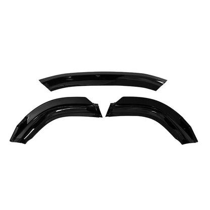 🔥ART.8835 SPLITTER ANTERIORE NERO LUCIDO ADATTO PER VW POLO MK4 9N3 2005-2009🔥