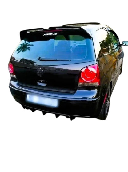 🔥ART.8837 SPOILER FIBRA DI CARBONIO STILE OETTINGER VW POLO MK4 9N 2001-09🔥