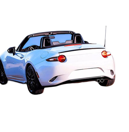 🔥ART.8840 SPOILER STIVALE POSTERIORE NERO LUCIDO ADATTO PER MAZDA MX5 2015+🔥