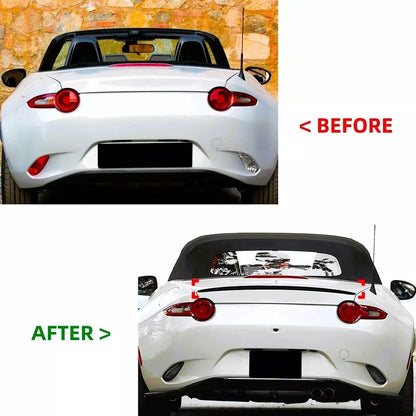 🔥ART.8840 SPOILER STIVALE POSTERIORE NERO LUCIDO ADATTO PER MAZDA MX5 2015+🔥