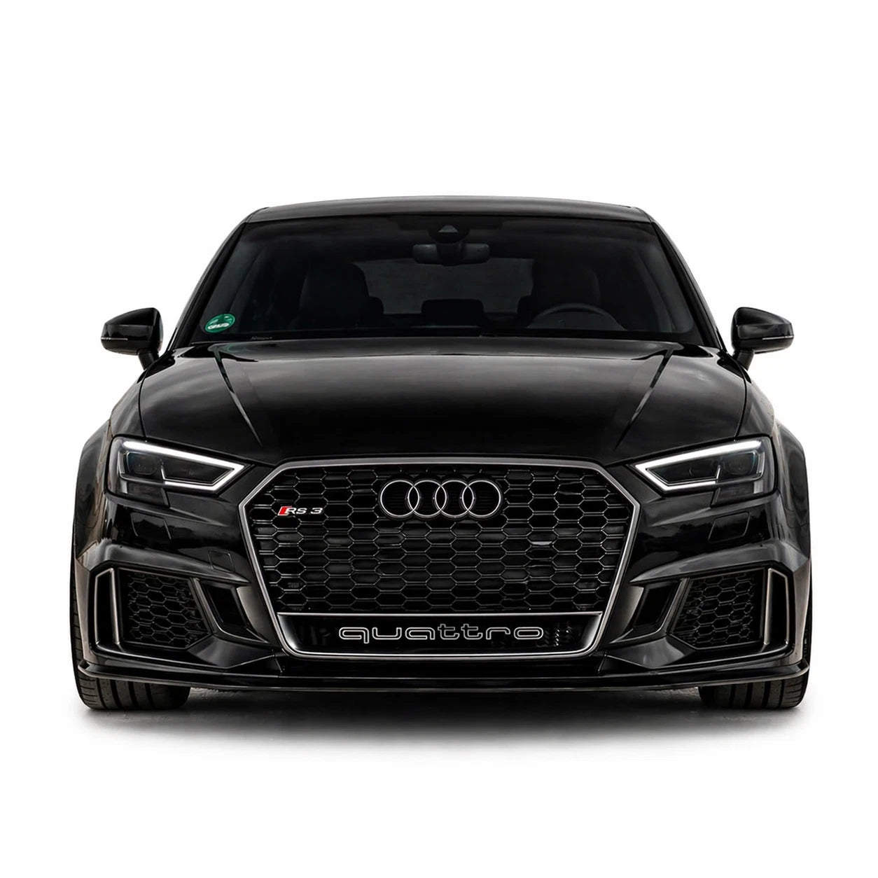 ⭐GRIGLIA ADATTO PER AUDI A4 B8 LOOK RS4 CROMATA⭐