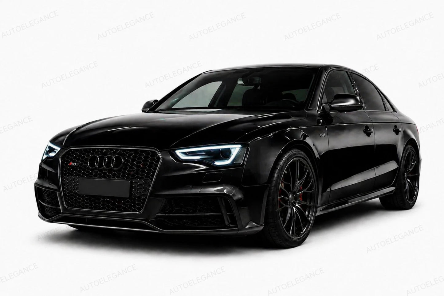 🔥ART.0622 GRIGLIA ADATTA PER AUDI A5 2012-2015 LOOK RS5 NERO DESIGN SPORTIVO🔥