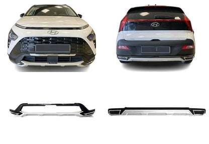 1671🔥KIT ADATTO PER HYUNDAI BAYON 1 2021+ LOOK LUXURY ANTERIORE + POSTERIORE🔥