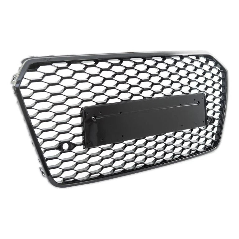 💫Griglia anteriore nera lucida stile RS7 per Audi A7 (4G) Sportback Facelift💫