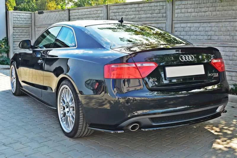 💕Splitter  posteriori  adatto per AUDI A5 SLINE  nero lucido  💕