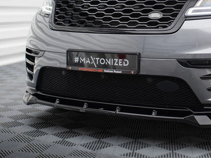 SPLITTER SUITABLE FOR VW GOLF 8 GTI GTD RLINE LOOK GLOSSY BLACK SPORTY DESIGN 