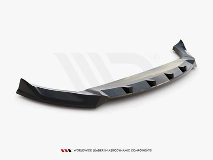 SPLITTER SUITABLE FOR VW GOLF 8 GTI GTD RLINE LOOK GLOSSY BLACK SPORTY DESIGN 