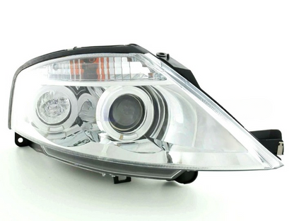 💫ART.7205 Fari Anteriori "ANGEL EYES" per CITROEN C3 2002-2009 CROMO💫