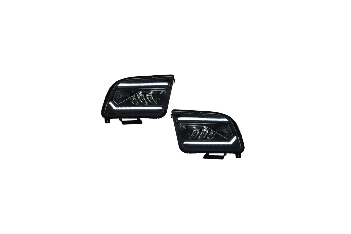 😎Fari LED per Mustang V Pre-Facelift 05-09 Luci Svolta Dinamiche Headlights😎