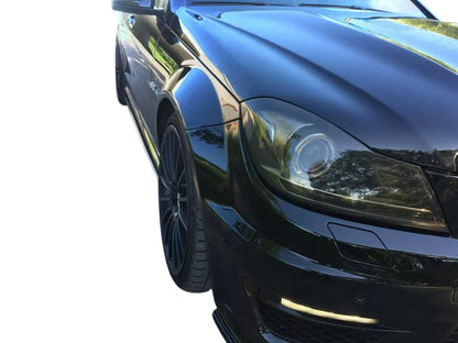 ✨MINIGONNE Laterali Design Lucido ABS per Mercedes Classe C W204 C63 AMG 11-14✨