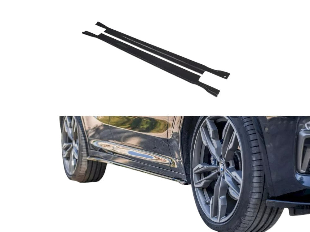 ✨MINIGONNE design nero lucido ABS ADATTE per BMW X4 M Sport G02 2018+ ✨