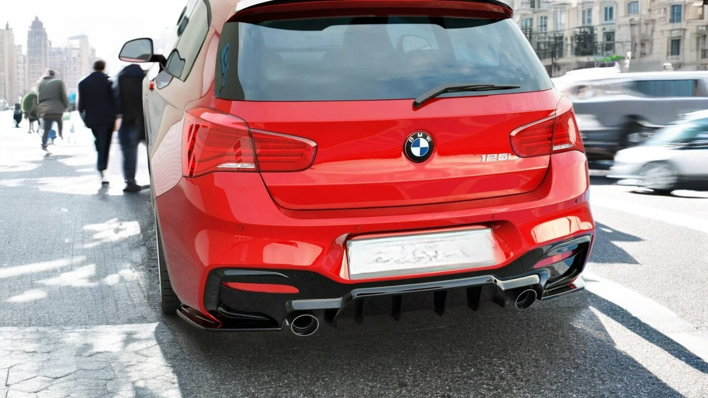 ✨Diffusore posteriore per BMW serie 1 F20 F21 design nero lucido ABS 2015+ ✨