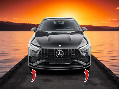 🔥Splitter Anteriore in ABS Nero Lucido per Mercedes A35 AMG W177 Restyling🔥 (Copia)