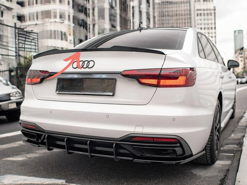 ✨SPOILER ALA AGGIUNTIVA ADATTO per Audi A4 berlina B9 lifting-✨