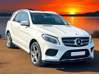 🔥Splitter Anteriore V1 in ABS Nero Lucido per Mercedes GLE W166 AMG-Line🔥