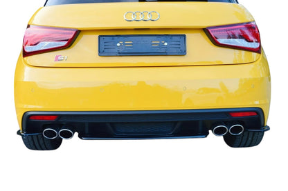 ✨FLAP POSTERIORI nero lucido ABS per Audi S1 Mk1  2014-2018 ✨