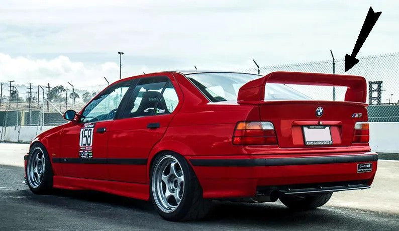 🖤KIT SPOILER ADATTO PER BMW SERIE 3 E36 STILE M3 GT CLASS 2 (1990-1999 )🖤