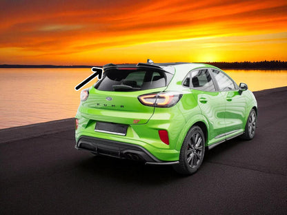 ✨Spoiler Extension / Prolunga Ala Posteriore in ABS Nero Lucido per Ford Puma ✨