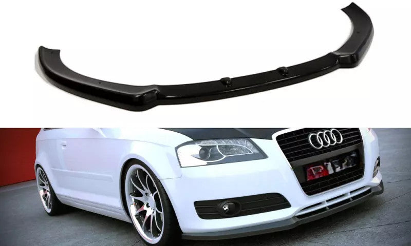 🔥Splitter Anteriore in ABS Nero Lucido per Audi A3 8P Restyling🔥