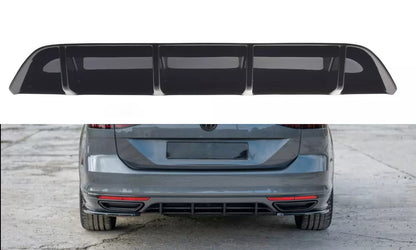 ✨Valvola Posteriore Diffusore Centrale in ABS Nero Lucido per Volkswagen Passat✨