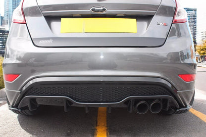 ✨Diffusore Posteriore Nero Lucido ADATTO Per Ford Fiesta Mk7 St Facelift 13-17✨