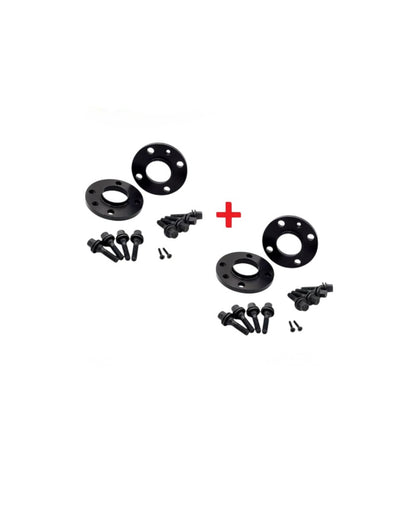 ⭐KIT 4 DISTANZIALI 16+20mm NERO ADATTO PER  PEUGEOT 206 dal 1998 al 2012⭐