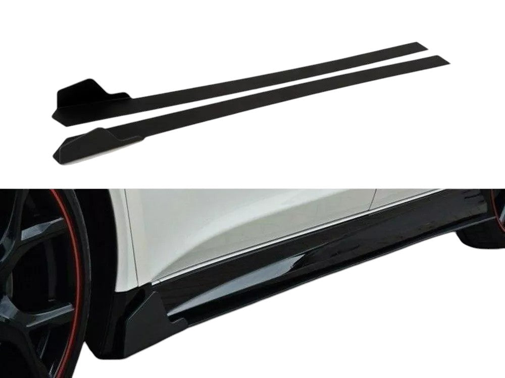 ✨MINIGONNE LATERALI Design ABS per Honda Civic Mk9 Tipo R (Fk2) 2015+✨