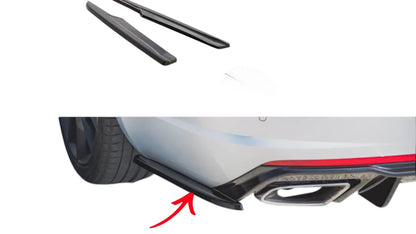 ✨SPLITTER laterali posteriori V2 PER Skoda Octavia Vrs Mk3/Mk3.5 2013-2016✨
