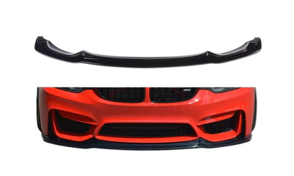 ✨SPLITTER anteriore V1 design nero lucido ABS per BMW M3 F80-✨