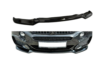✨SPLITTER anteriore V1 design nero lucido ABS per BMW X6 F16 M Sport 2014-2019✨