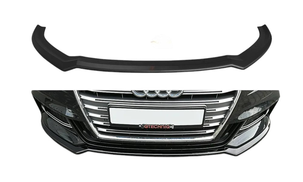 ✨SPLITTER V2 design nero lucido ABS ADATTO per Audi S3 8V lifting 2017+✨