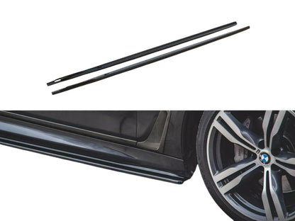 ✨MINIGONNE laterali nero lucido ABS per BMW confezione da 7 M G11 2015-2018✨