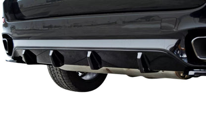 ✨Diffusore posteriore design lucido nero ABS Per BMW X5 F15 M50D FL✨