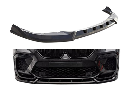 ✨SPLITTER Anteriore V2 per BMW X6 M F96 Nero Lucido ABS 2020+✨
