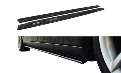 ✨MINIGONNE LATERALI design nero lucido ABS ADATTE per Audi A4 B8✨