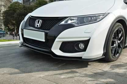 ✨SPLITTER Nero Lucido ABS ADATTO per Honda Civic Mk9 FL 2014-2017✨