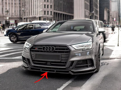 ✨Splitter V1 Design Lucido ADATTO PER Audi S3 Sportback 8V Facelift✨