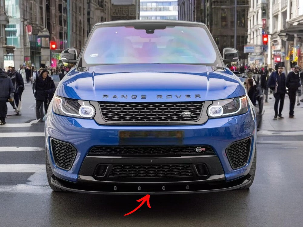 ✨SPLITTER V1 per Range Rover Sport SVR MK2 nero lucido ABS 2015-2018✨