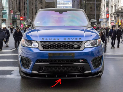 ✨SPLITTER V1 per Range Rover Sport SVR MK2 nero lucido ABS 2015-2018✨