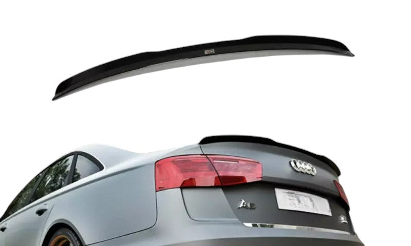 ✨SPOILER Nero Lucido ABS per Audi A6 C7 S-Line berlina 2011-2014 ✨