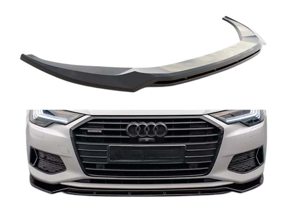 ✨SPLITTER Anteriore V3 Design Lucido Audi A6 C8 2019+✨