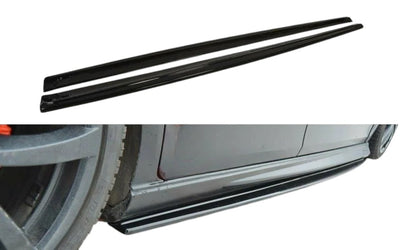✨MINIGONNE laterali design nero lucido ABS per SEAT Leon Mk2 MS design 05-09✨
